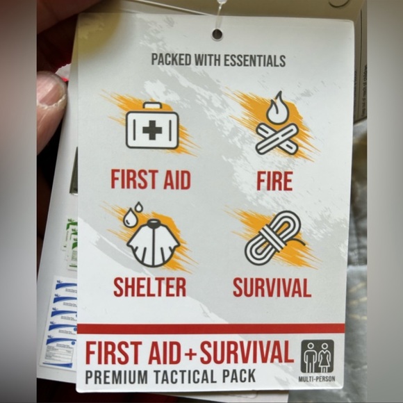 LIFE GEAR First Aid Survival Tactical Pack, 117-pieces - Picture 6 of 16